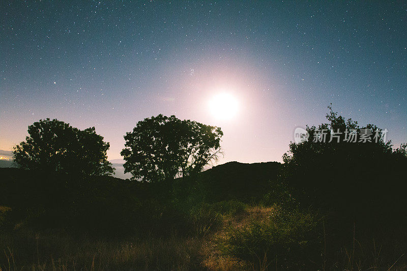 山上的星星