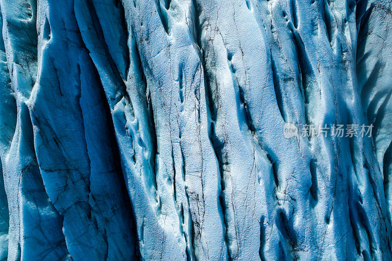 冬季冰岛冰川