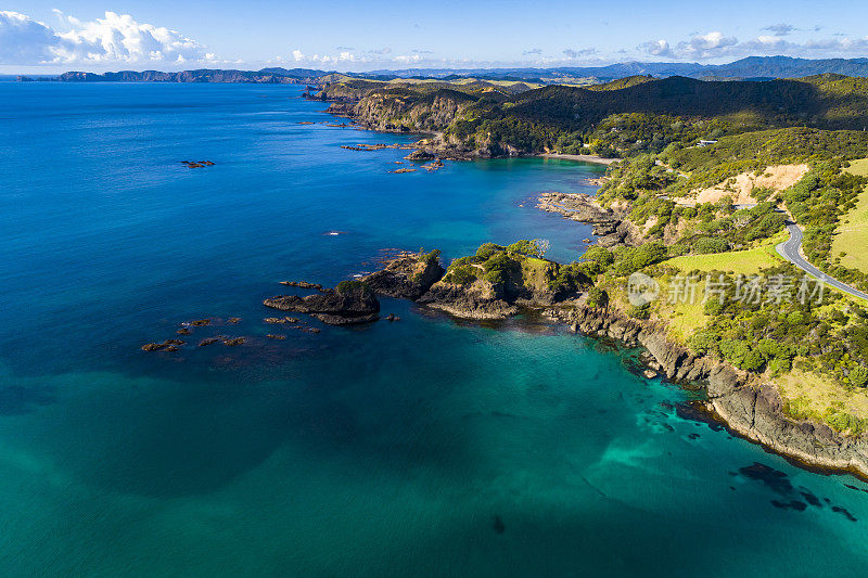 海湾群岛鸟瞰图