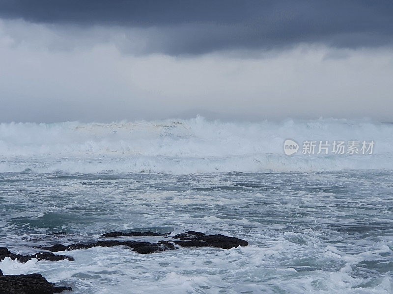 台风正在接近韩国济州岛