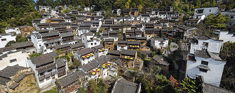 黄陵古村落全景