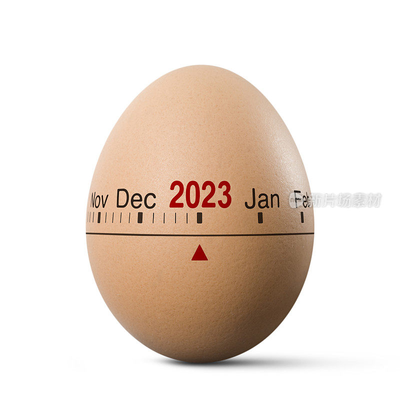 新2023年。煮蛋计时器。