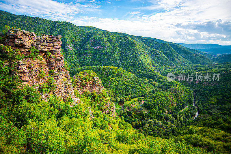 塞尔维亚东部的巴尔干山脉景观
