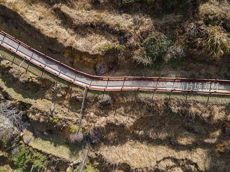 鸟瞰山路