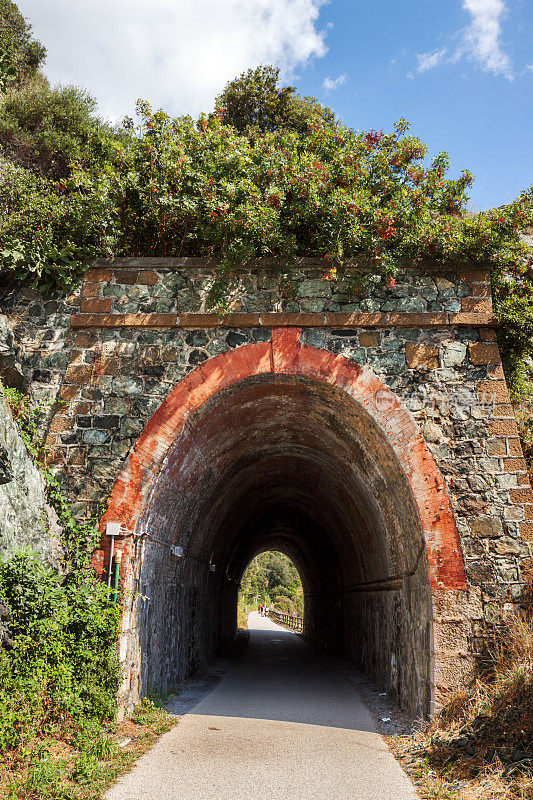 意大利科戈莱托-瓦拉泽的老火车隧道