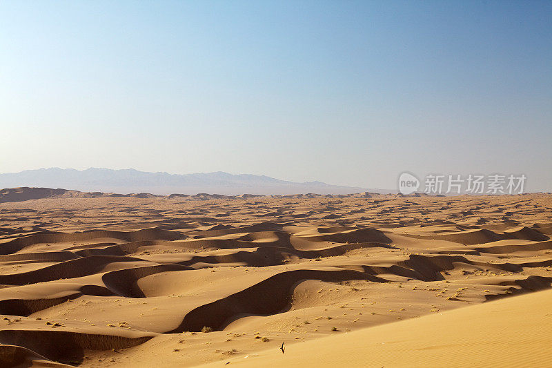 伊朗伊斯法罕省的马拉贾普沙漠