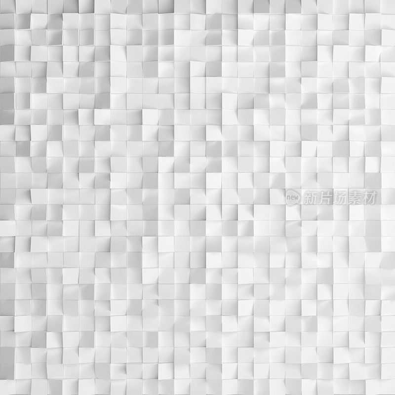 从白色方块抽象纹理
