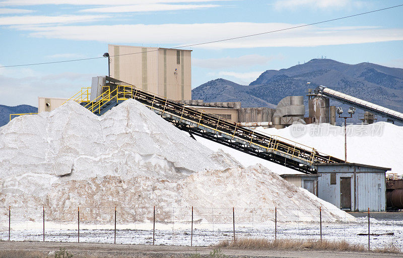犹他州北部的盐厂
