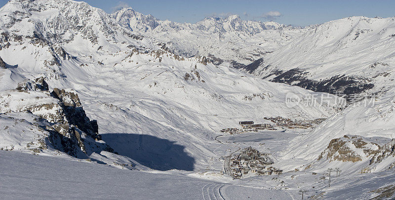 Tignes,山阿尔卑斯山