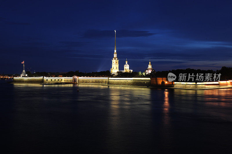 圣彼得堡，俄罗斯夜景