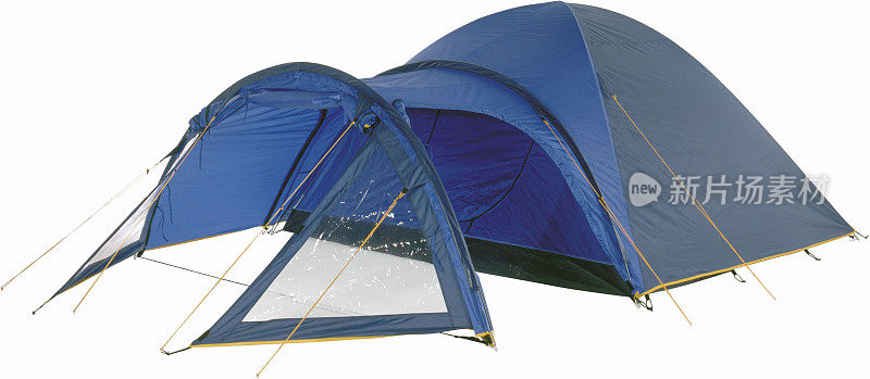 四人圆顶帐篷，露营和营地