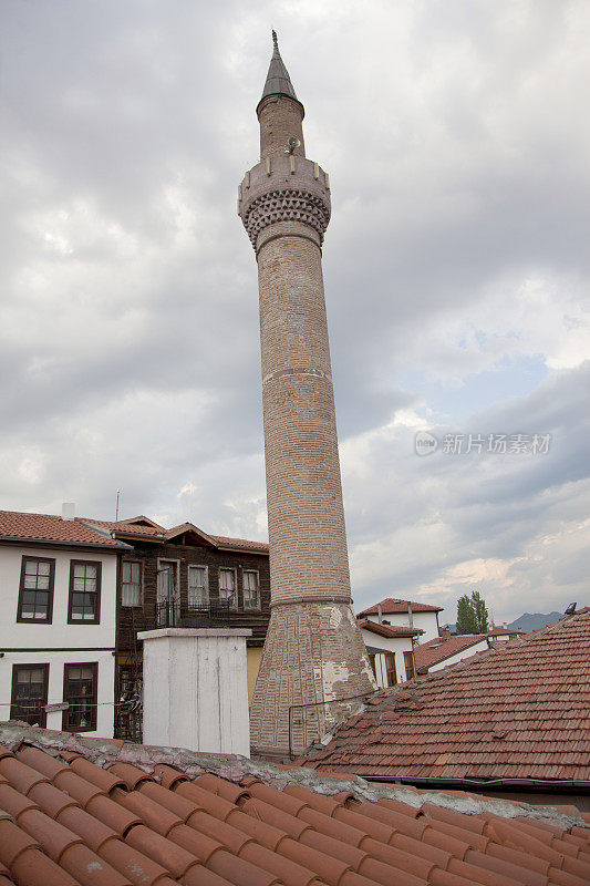 土耳其安卡拉历史悠久的尖塔