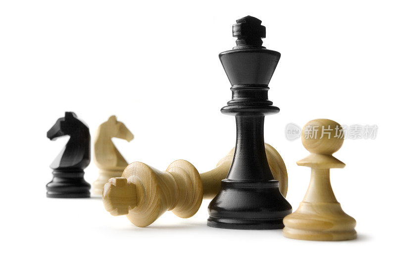 国际象棋:国王，骑士和卒