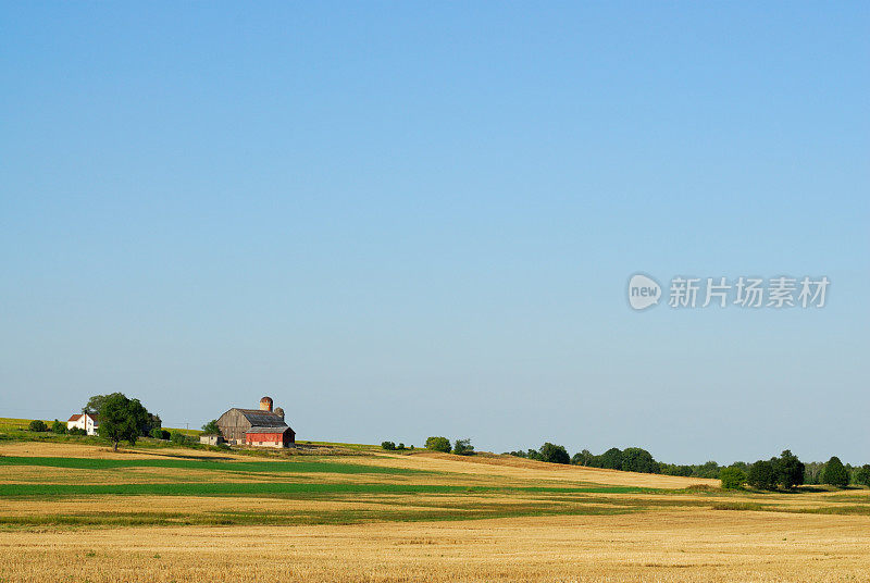 斯托夫维尔乡村风景，安大略省，加拿大