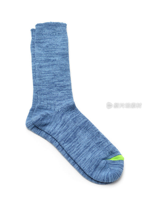 蓝色的袜子