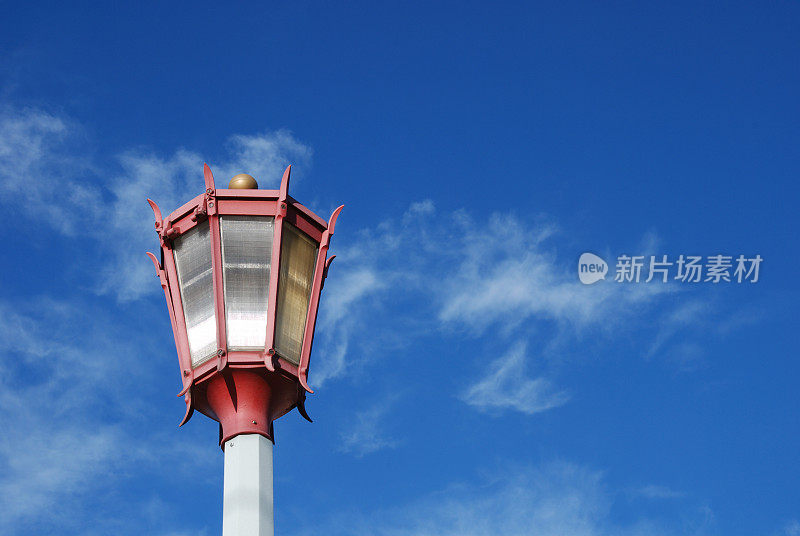 唐人街灯柱