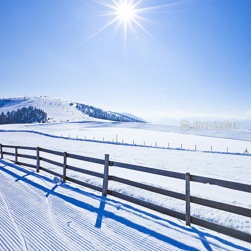 冬季滑雪胜地