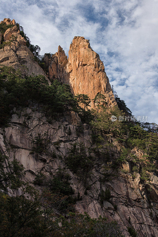 山的岩石