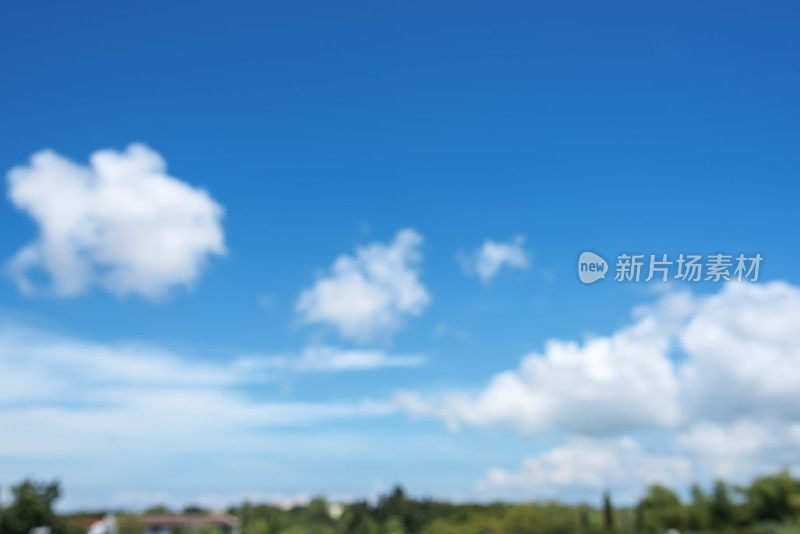 散焦夏季景观