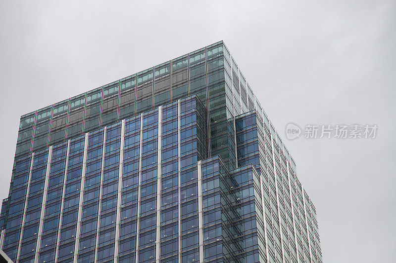 英国伦敦市中心摩天大楼金融区现代办公大楼企业业务