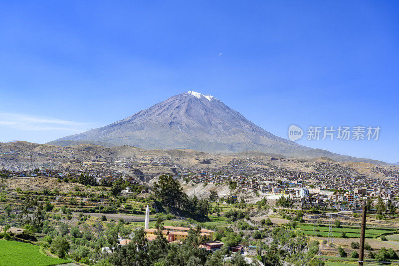 秘鲁阿雷基帕的米斯提火山