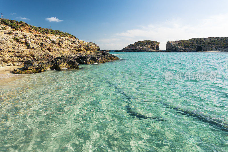 蓝色泻湖，Comino，马耳他