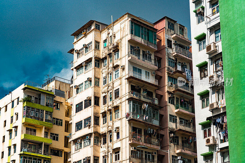 香港观塘旧公共住宅大厦