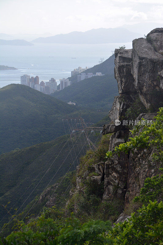 香港尼科尔臣山全景图