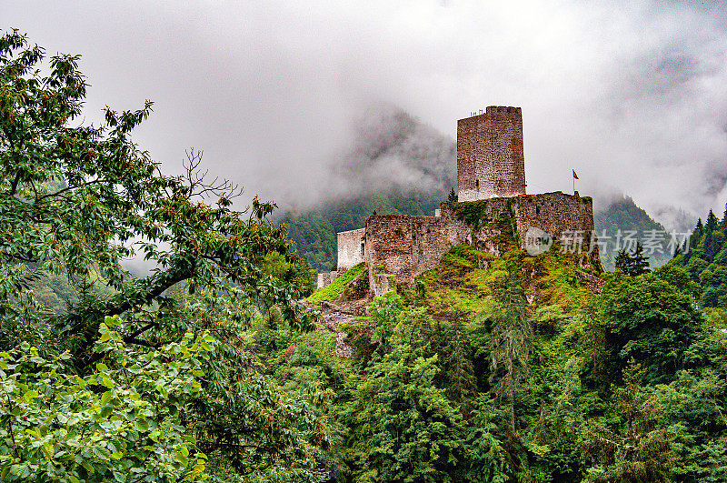 东黑海森林中的Zilkale(贝尔城堡)