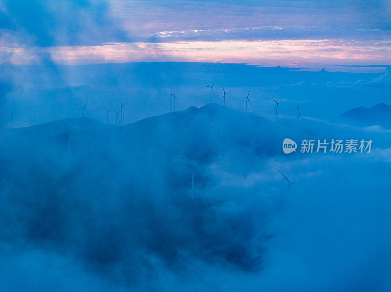 风动力云海日出