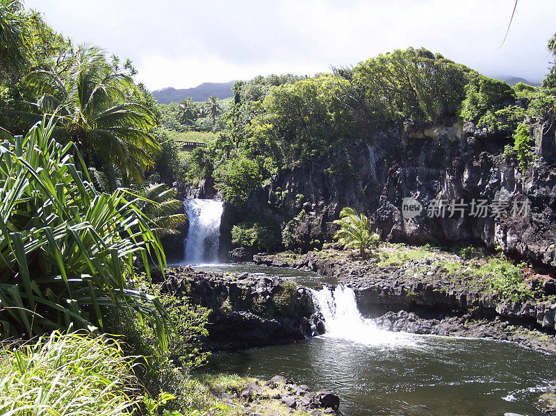 夏威夷毛伊岛哈雷阿卡拉国家公园七圣池