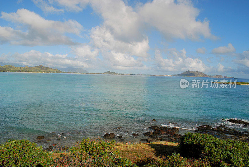 夏威夷瓦胡岛的拉尼凯湾