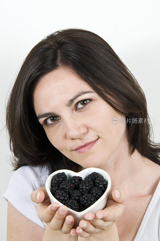黑莓和一个女人