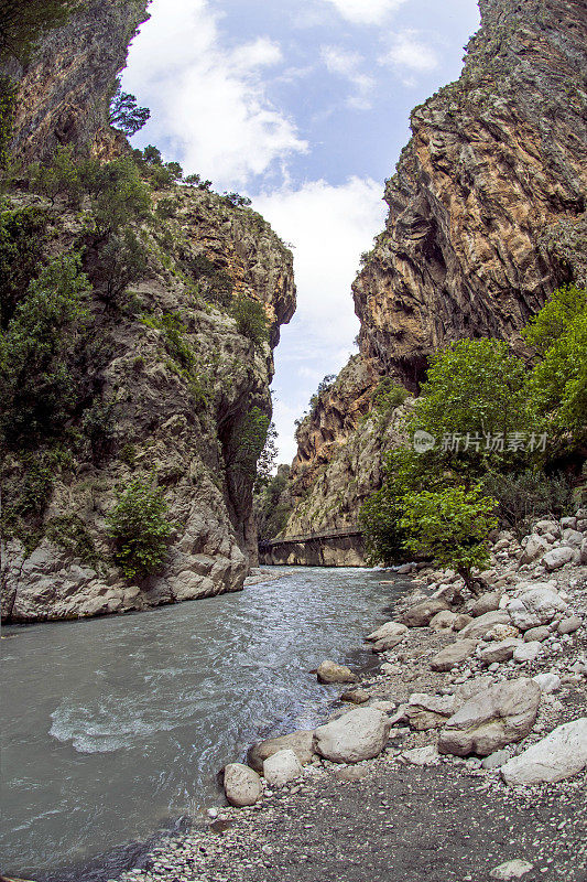 萨克里肯特峡谷费蒂耶土耳其