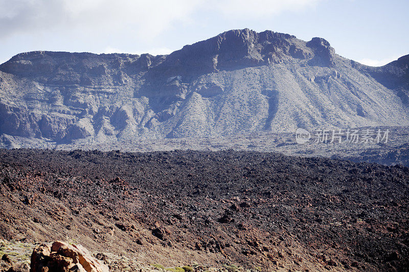 特内里费岛的火山景观。