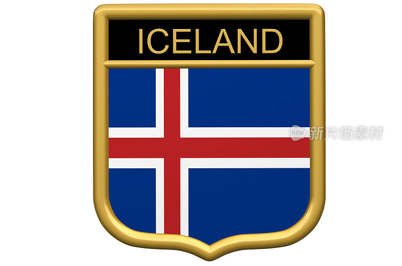 盾牌补丁-冰岛