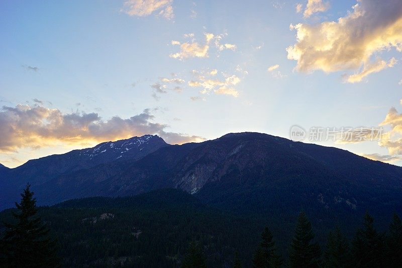 杰克山的日出