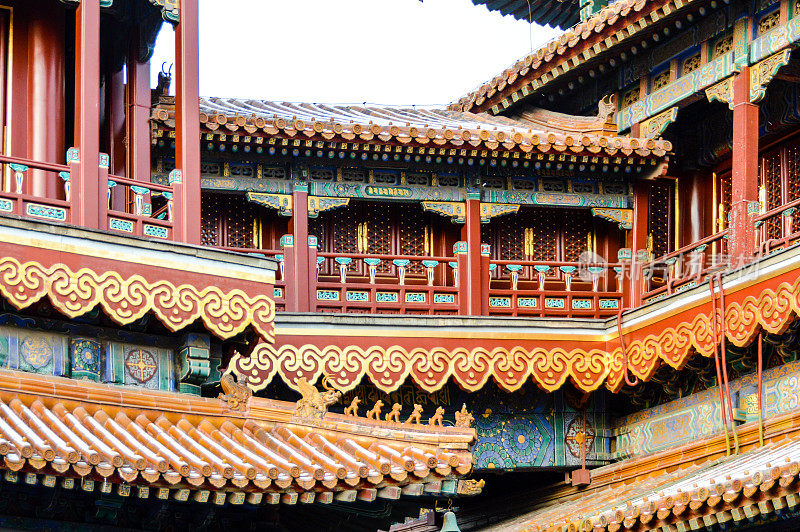 中国北京的雍和宫