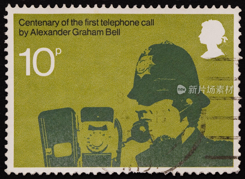 第一张电话邮票