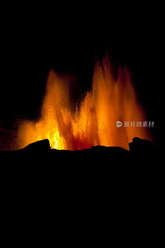 火山的火