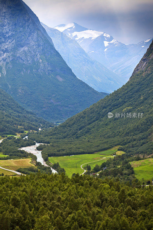 挪威的山谷