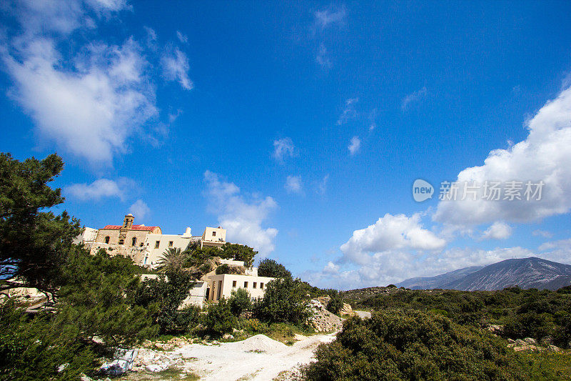 希腊克里特岛的Chrysoskalitissa修道院