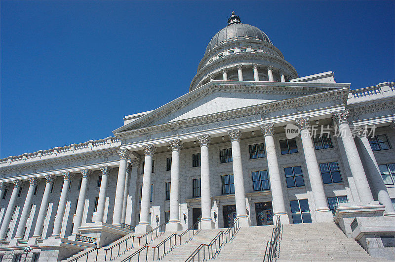 美国犹他州盐湖城的国会大厦