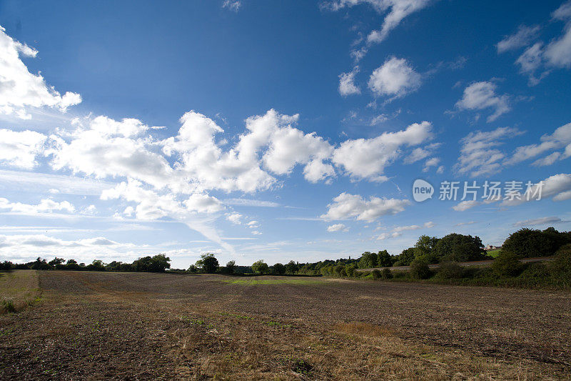 土壤地田休耕天空