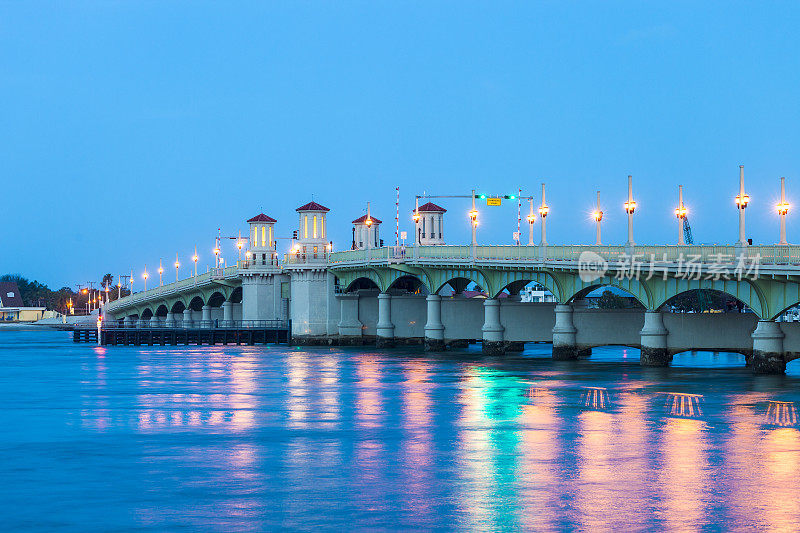 佛罗里达圣奥古斯丁的狮子桥
