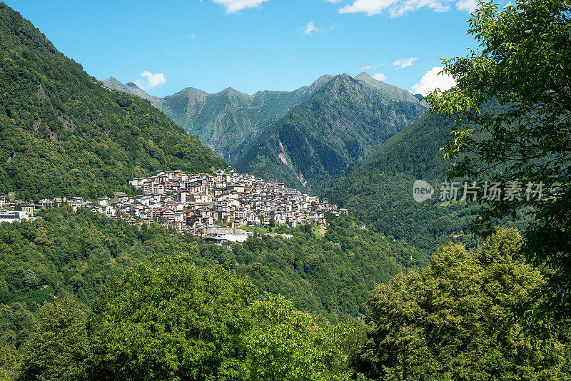 山区，伦巴第，意大利