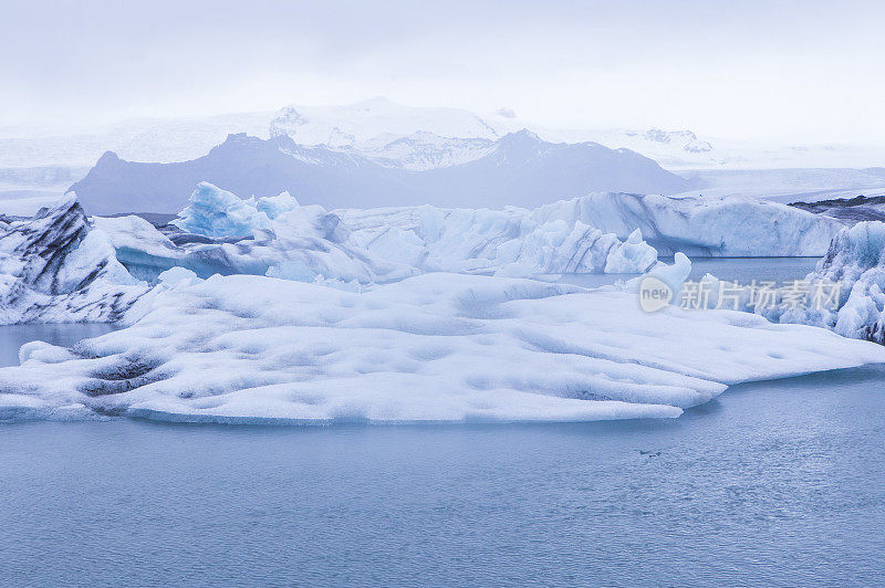 杰古沙龙冰河湖,冰岛,欧洲