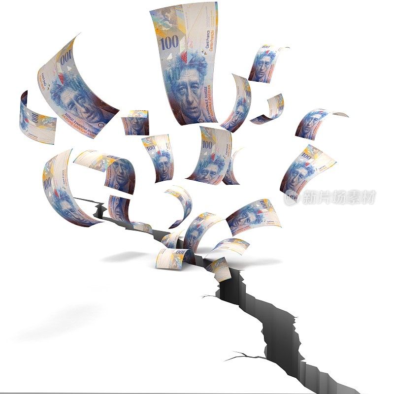 瑞士法郎下跌，货币危机衰退