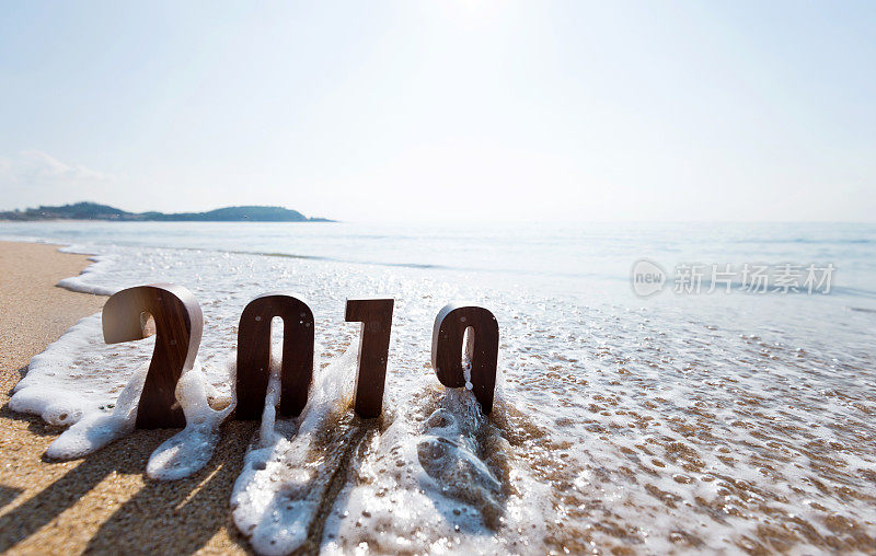 2019年在海滩上