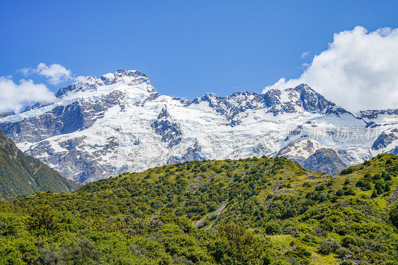 库克山国家公园风景，南岛，新西兰